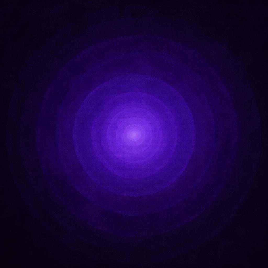 Concentric circles converging toward a single calm center